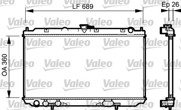 Valeo 734708 - Radiatore, Raffreddamento motore www.autoricambit.com