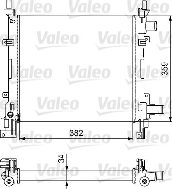 Valeo 734772 - Radiatore, Raffreddamento motore www.autoricambit.com