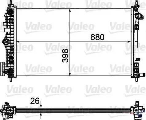 Valeo 735487 - Radiatore, Raffreddamento motore www.autoricambit.com