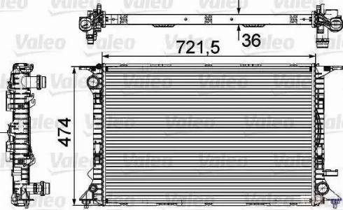 Valeo 735474 - Radiatore, Raffreddamento motore www.autoricambit.com