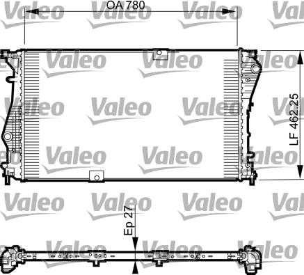 Valeo 735599 - Radiatore, Raffreddamento motore www.autoricambit.com