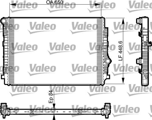 Valeo 735549 - Radiatore, Raffreddamento motore www.autoricambit.com