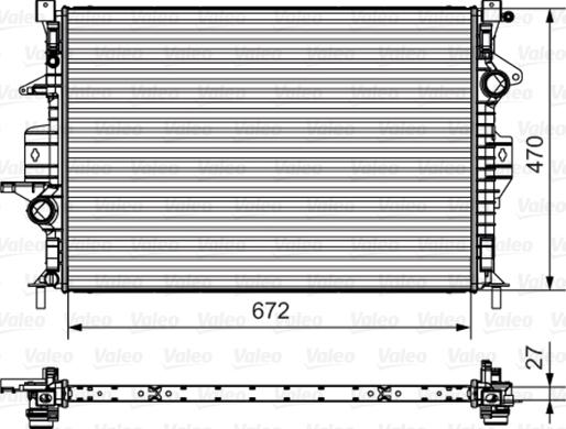 Valeo 735551 - Radiatore, Raffreddamento motore www.autoricambit.com