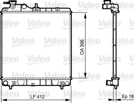 Valeo 735562 - Radiatore, Raffreddamento motore www.autoricambit.com