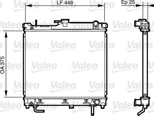 Valeo 735578 - Radiatore, Raffreddamento motore www.autoricambit.com