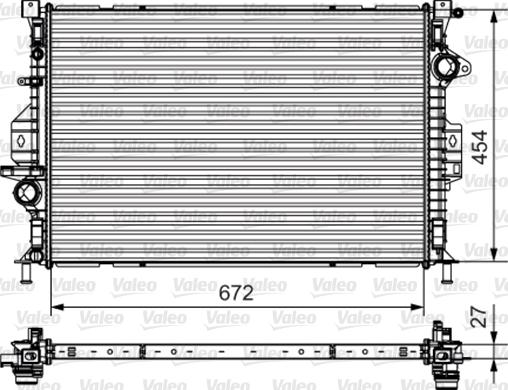 Valeo 735601 - Radiatore, Raffreddamento motore www.autoricambit.com