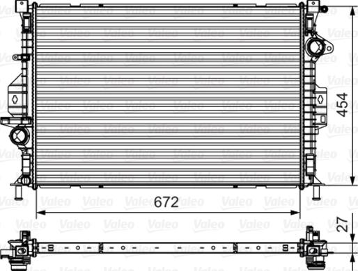 Valeo 735602 - Radiatore, Raffreddamento motore www.autoricambit.com