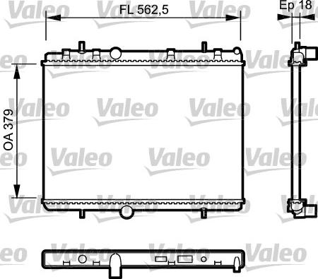 Valeo 735091 - Radiatore, Raffreddamento motore www.autoricambit.com