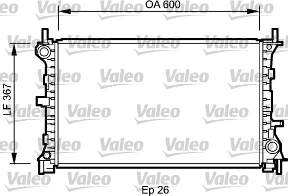 Valeo 735046 - Radiatore, Raffreddamento motore www.autoricambit.com