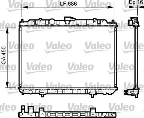 Valeo 735063 - Radiatore, Raffreddamento motore www.autoricambit.com