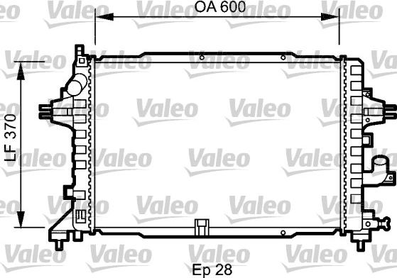 Valeo 735080 - Radiatore, Raffreddamento motore www.autoricambit.com