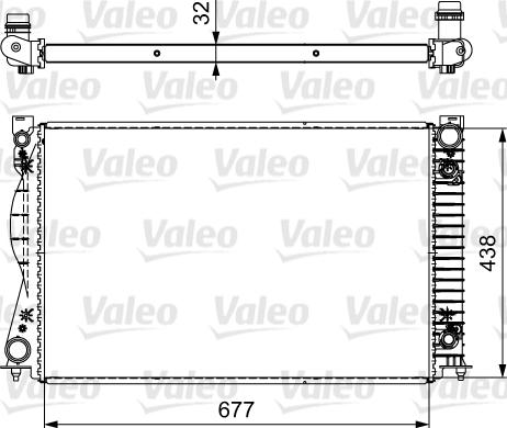 Valeo 735032 - Radiatore, Raffreddamento motore www.autoricambit.com