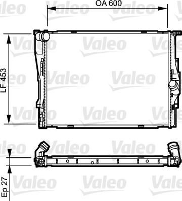 Valeo 735166 - Radiatore, Raffreddamento motore www.autoricambit.com