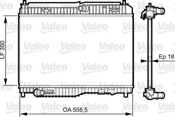 Valeo 735378 - Radiatore, Raffreddamento motore www.autoricambit.com