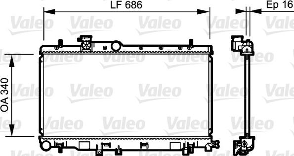 Valeo 735211 - Radiatore, Raffreddamento motore www.autoricambit.com