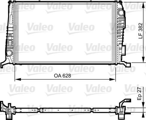 Valeo 735279 - Radiatore, Raffreddamento motore www.autoricambit.com