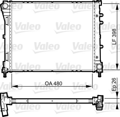 Valeo 735273 - Radiatore, Raffreddamento motore www.autoricambit.com