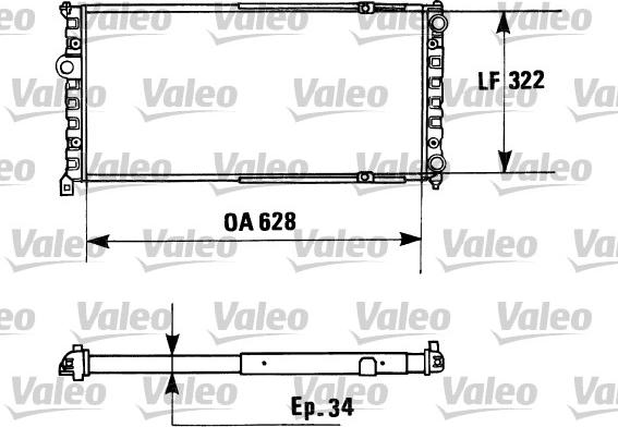 Valeo 730945 - Radiatore, Raffreddamento motore www.autoricambit.com