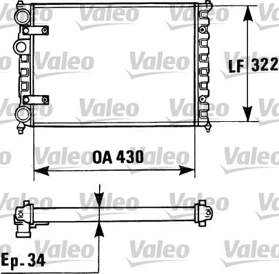 Valeo 730946 - Radiatore, Raffreddamento motore www.autoricambit.com