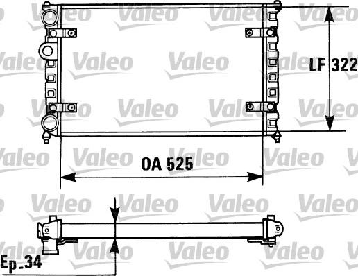 Valeo 730947 - Radiatore, Raffreddamento motore www.autoricambit.com