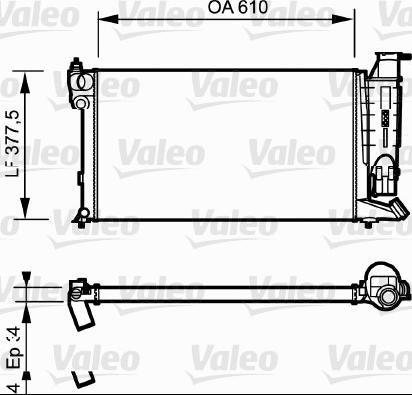 Valeo 730985 - Radiatore, Raffreddamento motore www.autoricambit.com