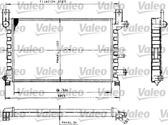 Valeo 730483 - Radiatore, Raffreddamento motore www.autoricambit.com