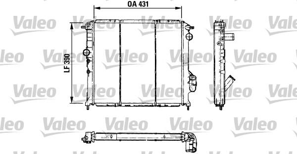 Valeo 730501 - Radiatore, Raffreddamento motore www.autoricambit.com