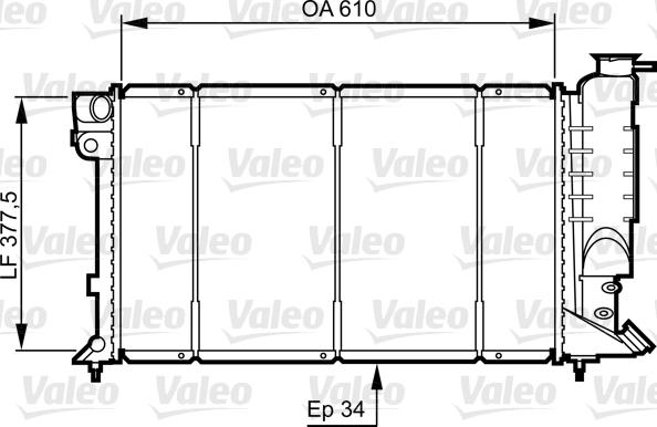 Valeo 730507 - Radiatore, Raffreddamento motore www.autoricambit.com