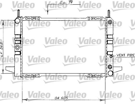 Valeo 730144 - Radiatore, Raffreddamento motore www.autoricambit.com