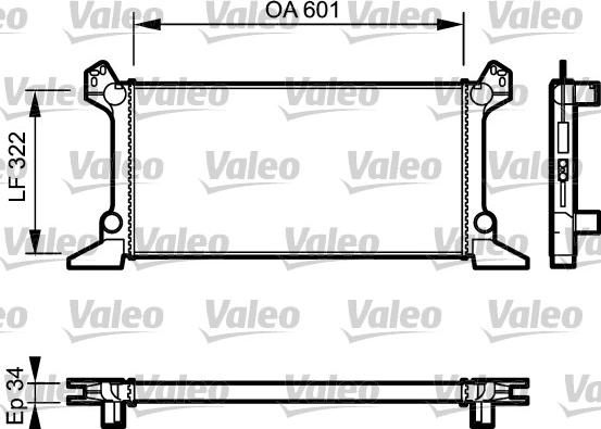 Valeo 730124 - Radiatore, Raffreddamento motore www.autoricambit.com