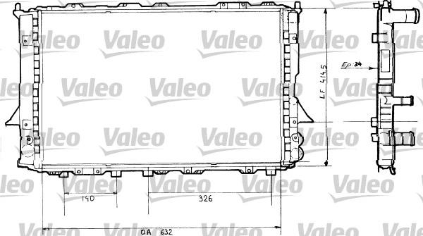 Valeo 730362 - Radiatore, Raffreddamento motore www.autoricambit.com