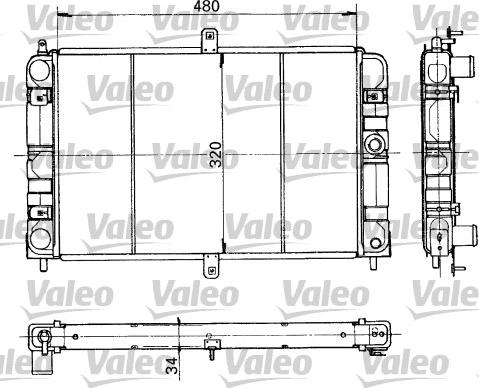 Valeo 730317 - Radiatore, Raffreddamento motore www.autoricambit.com