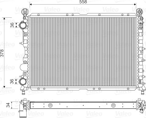 Valeo 731591 - Radiatore, Raffreddamento motore www.autoricambit.com