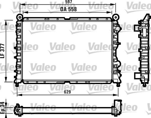 Valeo 731561 - Radiatore, Raffreddamento motore www.autoricambit.com