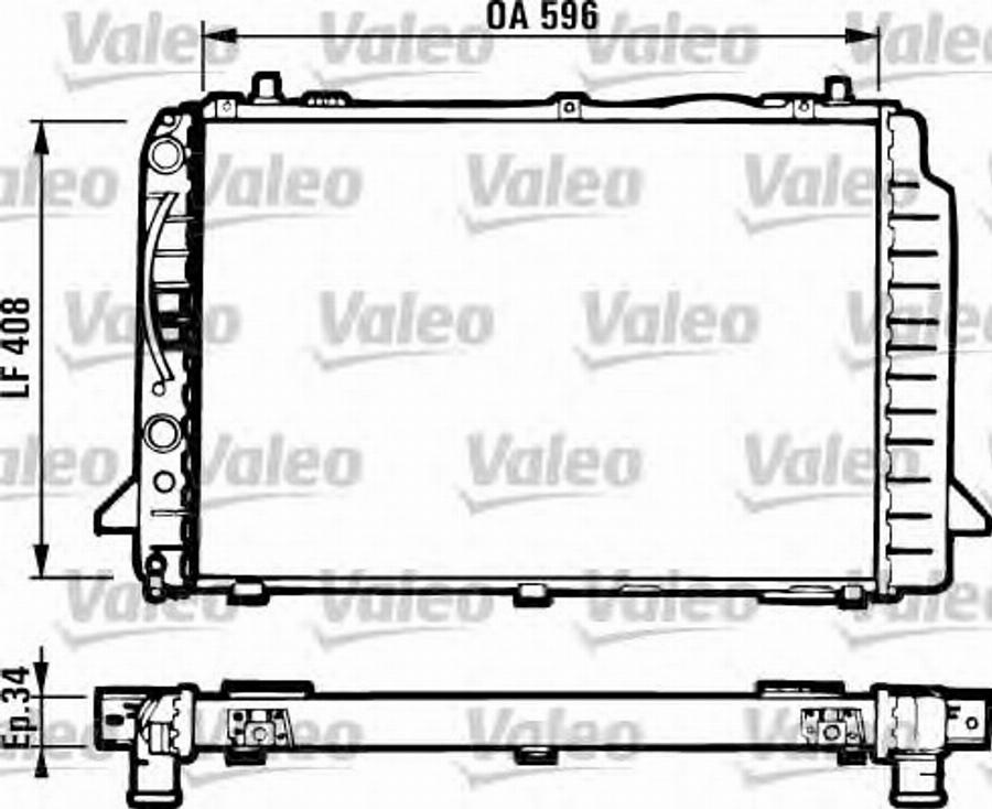 Valeo 731502 - Radiatore, Raffreddamento motore www.autoricambit.com