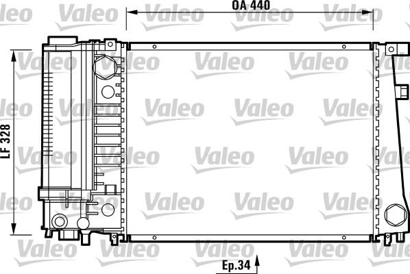 Valeo 731510 - Radiatore, Raffreddamento motore www.autoricambit.com