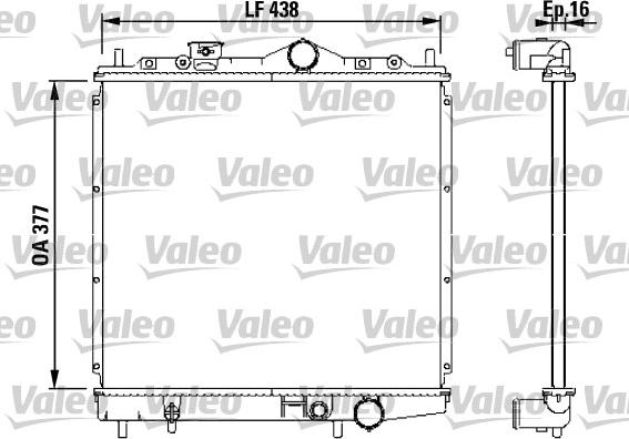 Valeo 731647 - Radiatore, Raffreddamento motore www.autoricambit.com