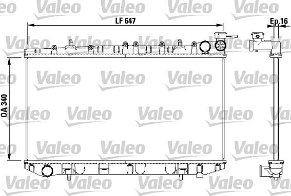 Valeo 731659 - Radiatore, Raffreddamento motore www.autoricambit.com