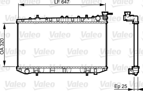 Valeo 731665 - Radiatore, Raffreddamento motore www.autoricambit.com