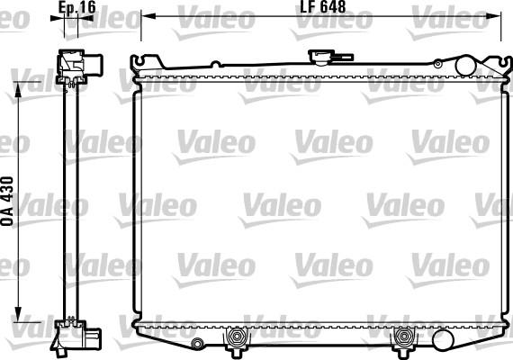 Valeo 731085 - Radiatore, Raffreddamento motore www.autoricambit.com