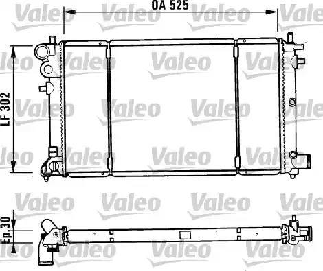 Valeo 731186 - Radiatore, Raffreddamento motore www.autoricambit.com