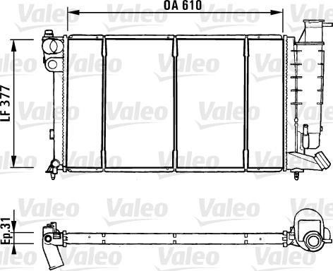 Valeo 731181 - Radiatore, Raffreddamento motore www.autoricambit.com