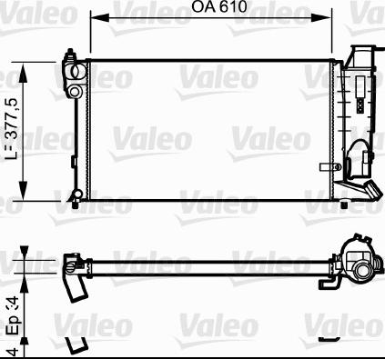 Valeo 731176 - Radiatore, Raffreddamento motore www.autoricambit.com