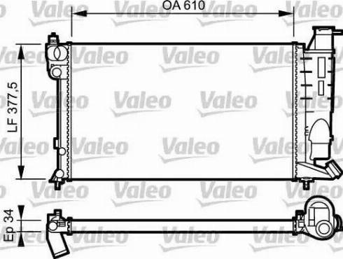 Valeo 731390 - Radiatore, Raffreddamento motore www.autoricambit.com