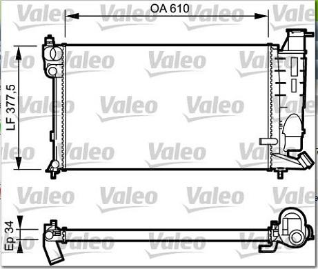 Valeo 731391 - Radiatore, Raffreddamento motore www.autoricambit.com