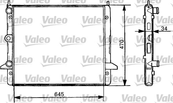 Valeo 731387 - Radiatore, Raffreddamento motore www.autoricambit.com