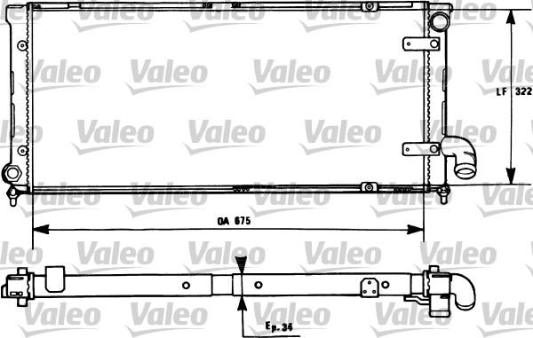 Valeo 731269 - Radiatore, Raffreddamento motore www.autoricambit.com