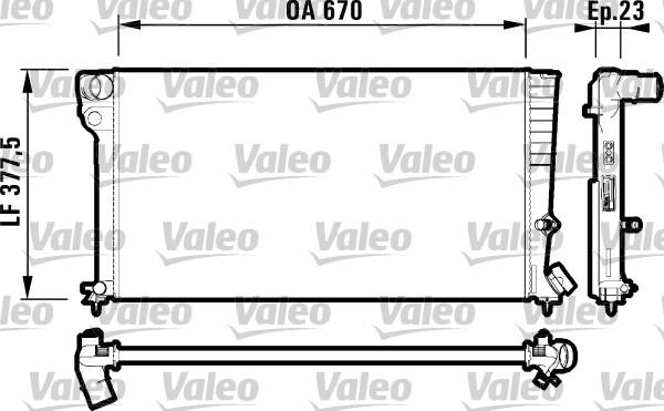 Valeo 731744 - Radiatore, Raffreddamento motore www.autoricambit.com