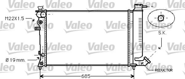 Valeo 731754 - Radiatore, Raffreddamento motore www.autoricambit.com