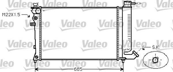 Valeo 731753 - Radiatore, Raffreddamento motore www.autoricambit.com